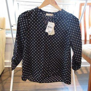 Patterned 3/4 Sleeve Top